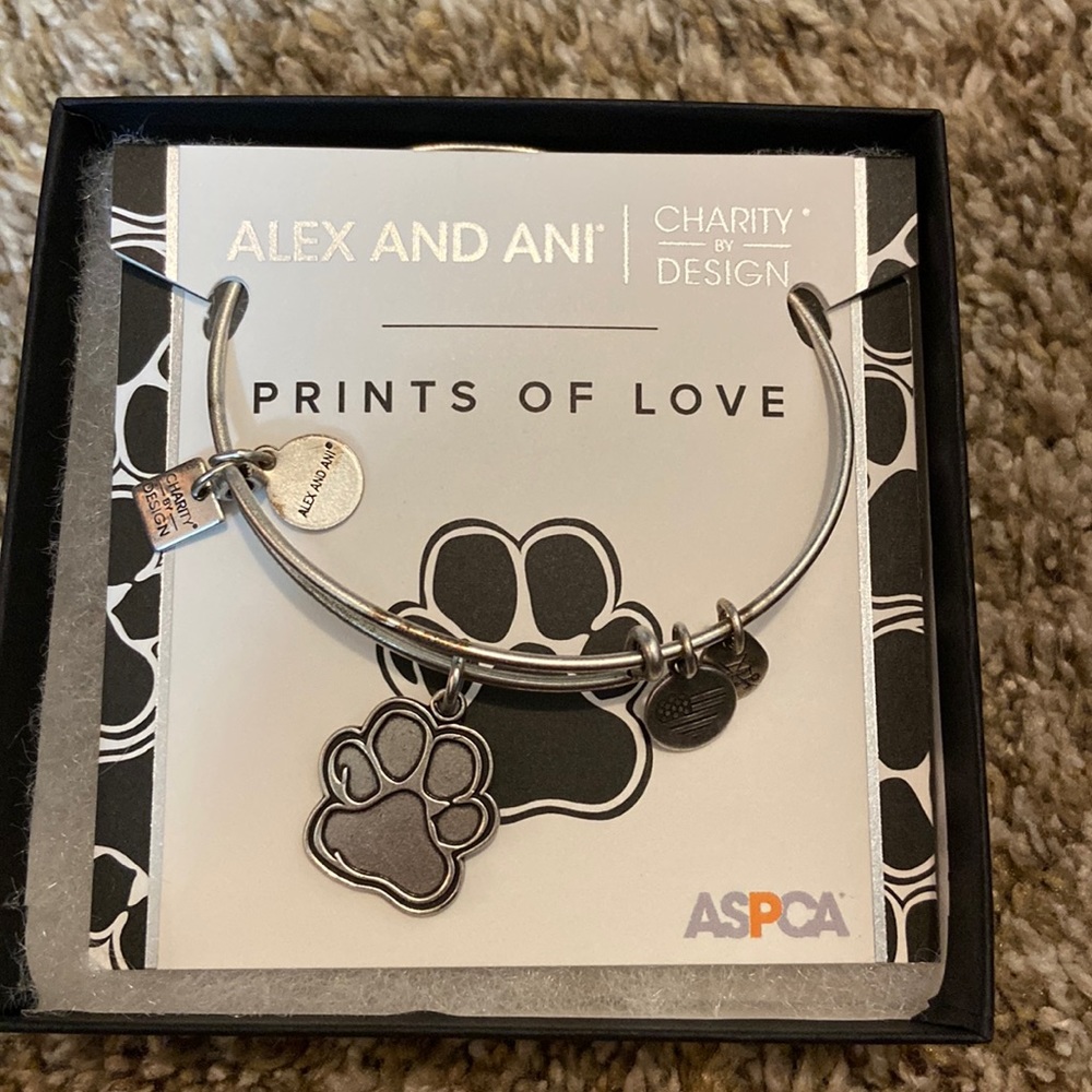 Alex and Ani prints of love. New in box!